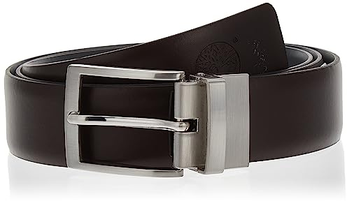 Timberland Herren Wendbar Gürtel, Dunkelbraun, X-Large
