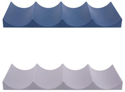 2 Pezzi Portabottiglie Frigo, Porta Bottiglie per Bibita, Portabottiglie per Vino in Stile Europeo, Portabottiglie in Plastica, Portabottiglie per Vini, Per Cucina, Frigorifero, Ristorante, Bar