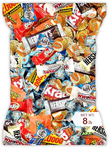 Bulk Chocolate Assortment Variety Pack - Chocolate Candy Variety Pack - 8 lb Bag of Mixed Treats, Milk, Dark, and more! Bulk Candy (8 LBS) - Mother's Day