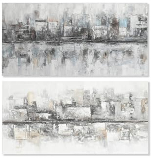 CUADRO LIENZO 120X2,8X60 CIUDAD ABSTRACTO 2 SURT.