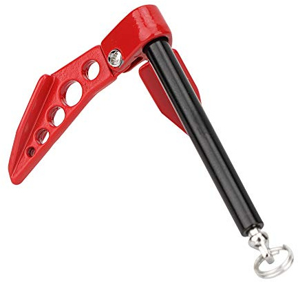 Winch Anchor Ground, RC Car Scale Accessories 1/10 RC Crawler Car Metal Plegado Ancla Winch Earth Ground Tool RC Accesorios 1/10 Escala RC Car Ground Tool Apto para Axial SCX10