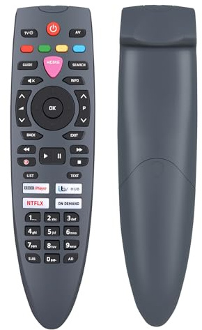 TCNOUMT Télécommande de rechange pour décodeur TV Freesat 4K ARRIS UHD-X/UHD-4X-500GB UHD-4X-1000GB UHD-4X-2000GB 4K