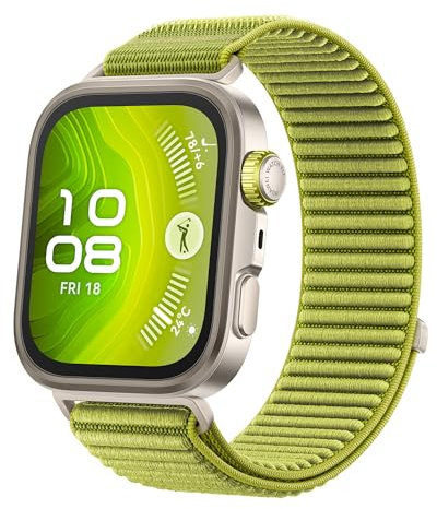 HUAWEI Watch FIT 4 Pro Montre connectée, Ultra-Fine, 1.82 Écran Verre Saphir, Bordure en Alliage de Titane, Suivi de la santé, ECG, Jusqu'à 10 Jours d'autonomie, Garantie prolongée de 6 Mois, Noir