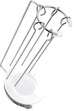 DIKACA 1 Ensemble Cintre Pour Barbecue Support Pour Brochettes De Barbecue Brochettes à Griller Brochettes Larges Brochette Pour Grillades Rack De Barbecue Viande Silver Acier Inoxydable