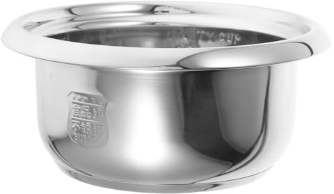 AUTSUPPL Rice Cooker Inner Pot Replacement 2l 304 Food Grade Stainless Steel Non-Stick Cooking Bowl Compatible with Electric Rice Cookers for Home Kitchen Use