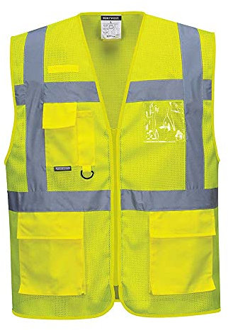 Portwest ATHEN MESH AIR EXEKUTIV WESTE, Größe: XL, Farbe: Gelb, C376YERXL