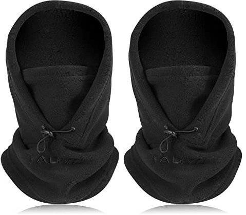 TAGVO Sturmhaube Winddichte Skimaske Thermo-Fleece-Kapuze Winter Mehrzweck Verwendung Unisex-Gesichtsmaske Warm＆Atmungsaktive Gesichtsbedeckung Schwerer Nackenwärmer Für Wintersport im Freien