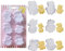 YongHang 6 Stück Ausstechformen Set 3D Ausstecher Kinder Wiederverwendbar Kunststoff Stempel Keksausstecher für Kekse und Brot Tortendeko Kindergeburtstag Party DIY Backen