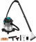 VONROC Limpiador de alfombras 1400W - aspirador - para aspirar en húmedo y en seco - incl. detergente, bolsa de polvo y varias boquillas