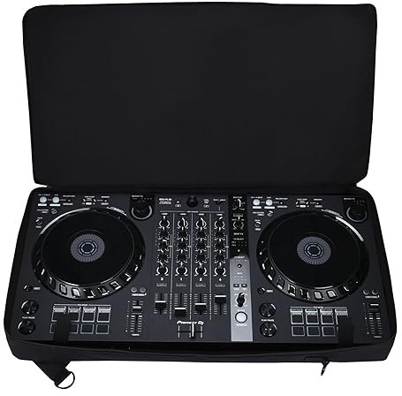 Funda de Transporte para Pioneer DDJ-FLX6/FLX6-GT, DJ Controller Travel Case para Numark NS4FX,DDJ-SX3/SX2/SX,Mixtrack 800 808,DDJ-T1, protección Acolchada, Correa de Hombro Ajustable