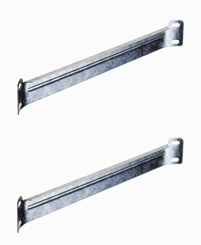 cyclingcolors 2x rinforzo dell'angolo del letto mobili acciaio 387mm connettore staffe angolari per struttura legno giunto supporto