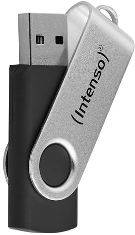Intenso Office Line USB Stick 32 GB, Super Speed USB-A 3.2 Speicherstick mit bis zu 70 MB/s, Robustes Kunststoff-Metall-Gehäuse, Silber-Schwarz: Amazon.de: Computer & Zubehör