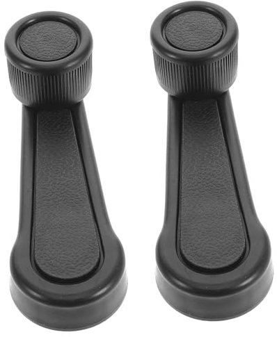 Ciieeo 2piezas Manivela De Ventana Manual Para Coche Asa De Repuesto Para Elevalunas Delantero y Trasero Mango Resistente Para Puerta Fácil Instalación Compatible Con Varios Modelos