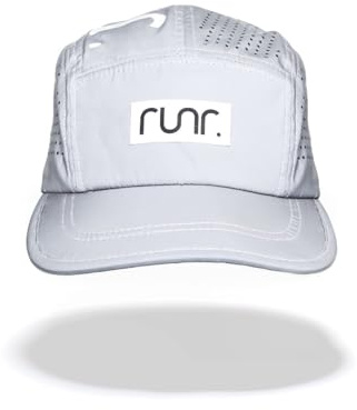 RUNR Lumos Reflective Technical Running Hat - Silver
