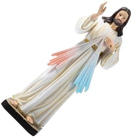 BOKIOESDE Karaktärsskulptur Figur Släta Kroppslinjer Jesus Stående Staty