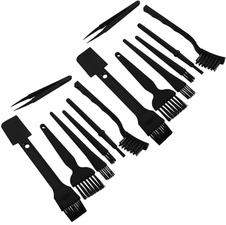 WATIIFUFU 2sets Spazzola Antistatica per Pulizia di Laptop Schermi di Telefono e Dispositivi Tecnologici Kit di Pulizia Profonda Setole in Nylon per Rimozione della Polvere Strumento