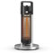 Swan SH16330N Al Fresco Portable Freestanding Electric Patio Heater with Safety Switch and Built-in Handle, 1200W, Aluminium, Black and Silver