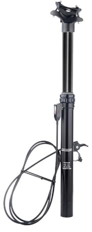 Tija de sillín hidráulica, 27,2 x 440 mm tija telescópica con mando remoto para bicicleta, tubo de sillín hidráulico de altura ajustable para bicicleta de montaña