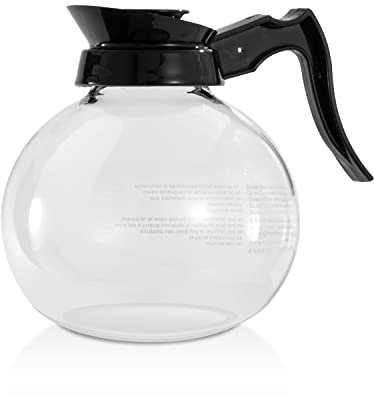 Cool Products 64 oz / 1.9 L Glass Coffee Decanter | Replacement Coffee Pot for Commercial Kitchens, Restaurants, Café, and Coffee Shops