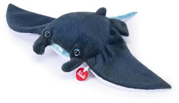 Trudi Manta Raya Plüsch-Meeresgeschenke, Unterwassertiere und Strand. | 15x25x7cm tamaño S | Sealife Depth | Modelo 26573