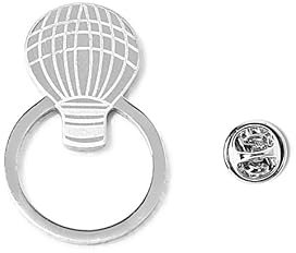 BRERA 67 - Porte lunette broche femme, étui lunette broche homme, accessoires pins argenté, support lunette cor porte chance