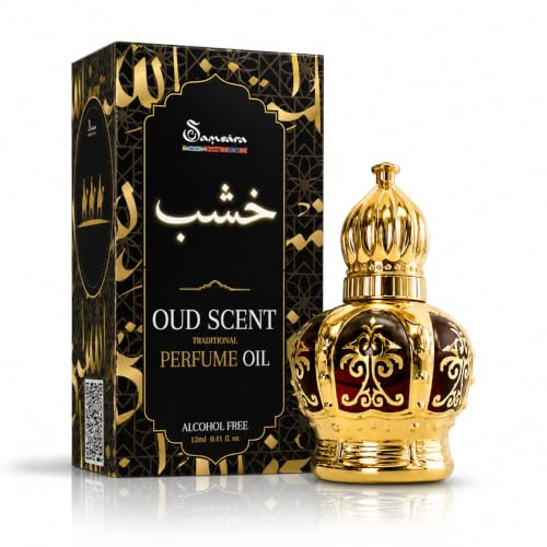 Profumo Arabo [Formato in Olio - Senza Alcol ] Profumo Arabo Donna e Uomo – Fragranza Intensa - Persistente - Naturale - Autentica | Oud per Corpo - Capelli - Tessuti | Zara QSR - 12 ml