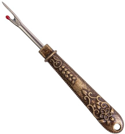 Separatore di cucitura Realizzato in metallo - Separatore metallico, strumento di selezione delle pile a filettatura vintage, sarti con filettatura di alta qualità per cuciture aperte |