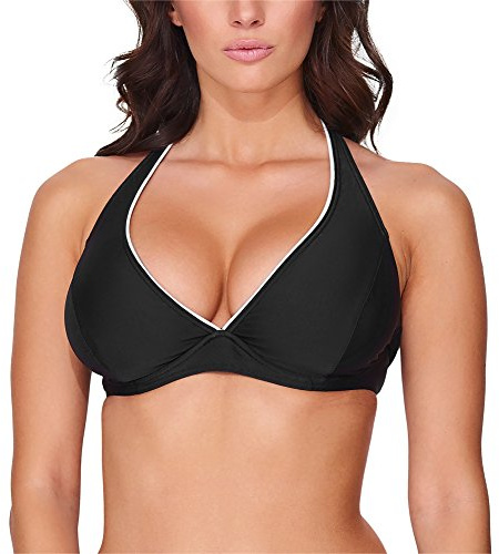 Merry Style Dam Bikini Topp 74RN24 (Svart (9240)/Vit, EU 80 B=UK 36 B)