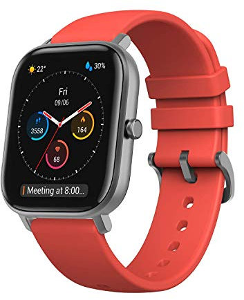 Amazfit Unisex Adulto Smartwatch, Naranja, 12.6 x 12.4 x 6 cm