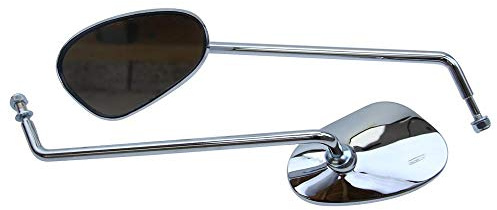 Spiegel SET links + rechts chrom BUMM 911/6P kompatibel mit Hercules Puch Kreidler Zündapp
