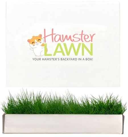 DoggieLawn Natural Grass Mat for Small Pets - Fresh Real Grass Bed - Indoor/Outdoor Lounging Pad for Hamsters, Guinea Pigs & Other Small Animals - Disposable, Natural (Petite)