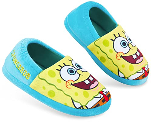 SPONGEBOB SQUAREPANTS Chaussons Enfant Garcon Fille Bob l'Éponge