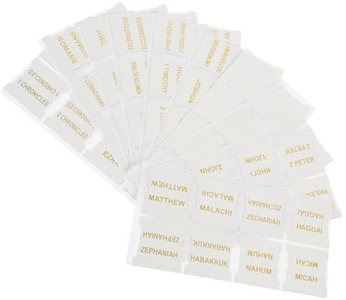 10 fogli di etichette bibliche laminate bibliche registrate bibliche tabs bibliche bible marker librerie librerie schede bibliche etichette indice biblico Pu
