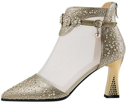 Tanzschuhe Damen Hautfarben Festliche mit Absatz Latein 20er Jahre Schuhe Tanzschuhe Peeptoes Schwarz Silber Party Schuhe Stöckelschuhe
