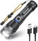 LeKaufen LED Taschenlampe Aufladbar Extrem Hell, 30000 Lumen Mit 5 Modi, Wiederaufladbar Hellste Der Welt für Camping Wandern Reisen Geschenk