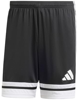 adidas Hombre Squadra25 Downtime Woven Short Shorts, Black/White, 3XL