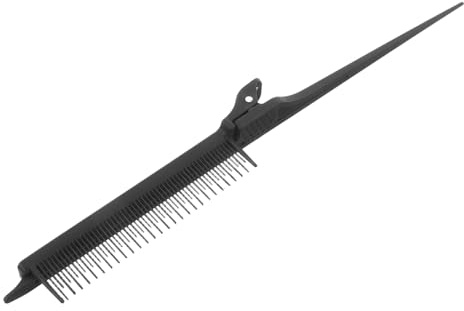 Hohopeti Pettine a Coda di Topo da Salone per Mèches Denti Fini, Pettine per Cotonare Chioma Delicato e Resistente, Strumento Professionale per Tintura e Styling Chioma