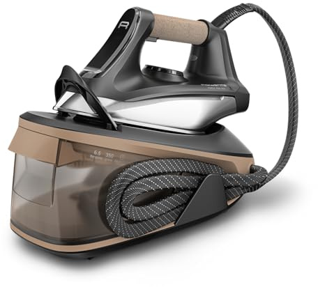 Rowenta Force Pro 350 Ferro con Generatore di Vapore, Stiratura Rapida ed Efficiente, 2400W, Erogazione di Vapore a 120 g/min, 6.4 bar, VR7442
