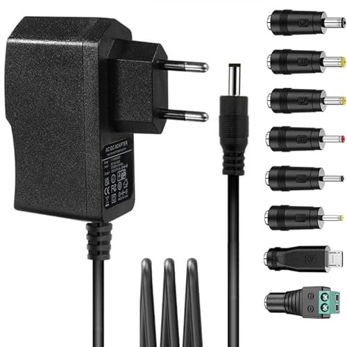 Adaptador de CA 6V 2A Fuente de alimentación AC220V 230V a DC6V 500mA 1000mA 1500mA 2000mA para Monitor de presión Arterial Digital Cargador convertidor de 6V Adaptador AC-DC