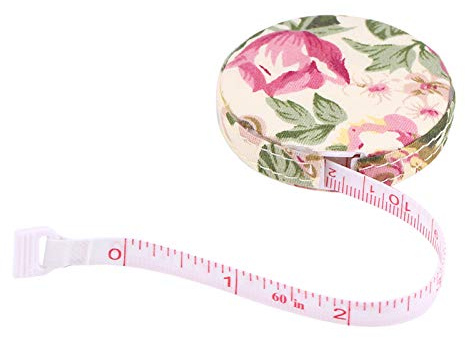 Retractable Soft Tape Measure for Body, Dual Sided Pocket Tailor Measuring Tape, 150cm 60in Body Measuring Ruler, Tape Measuring for Tailoring and Sewing Clothes(No. 2)