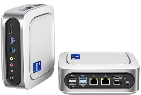 AWOW Mini PC W-11 Pro con i9-11900H (8 C / 16 H, hasta 4,9 GHz), 32 GB DDR4, 1 TB NVMe SSD, Miniordenador con WiFi 6, BT 5.2, Triple Pantalla 4K, Type-C, Doble LAN 2.5G (32 + 1 TB)