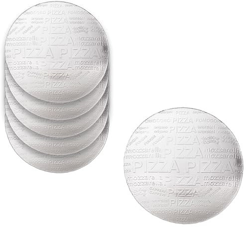 TWO TIGERS Pack 3 Platos de Cristal para Pizza 35x2 cm. Ideal para Servir Pizzas en Familia, Casa, Bar, Restaurantes, Pizzerias, Celebraciones y Eventos. Cristal Resistente, Antirayas