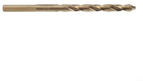 Sandyseptember Lot de forets à cobalt M35 Cobalt droits étagés pour métal trempé, acier inoxydable (5 mm)