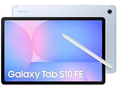 Samsung Galaxy Tab S10 FE, 3 anni di garanzia, Android Tablet, Display 10.9 LCD, Wifi, RAM 8GB, 128GB, 8.000 mAh, S Pen, Android 15, IP68, Blue [Versione italiana]