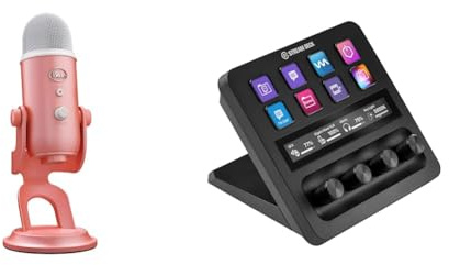 Logitech for Creators Yeti & Elgato Stream Deck +, ljudmixer, levande