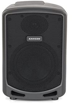 SAMSON Expedition Express+ – 75 W tragbares Akku-PA-System mit 6″ Woofer, Bluetooth, 3-Kanal-Mixer & Hand-Mikrofon für Straßenmusik, Präsentationen & Outdoor-Events
