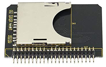 GINTOOYUN Adattatore da scheda SD a IDE da 6,3 cm, da scheda di memoria SD SDHC SDXC MMC a IDE da 2,5 pollici, adattatore convertitore maschio a 44 pin