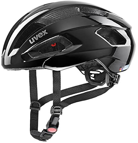 uvex rise - sicherer Performance-Helm für Damen und Herren - individuelle Größenanpassung - optimierte Belüftung - all black - 56-59 cm