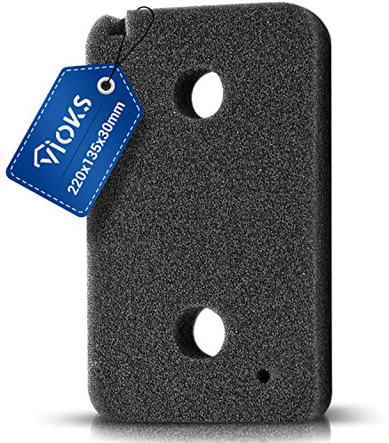 VIOKS Sockelfilter 220x135x30 mm Ersatz für Mielе 9499230 Trockner Filter - Filter für Wäschetrockner, Zubehör passend für Мiele Trockner Wärmepumpe