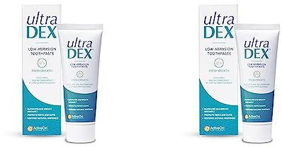 UltraDEX Low-Abrasion Toothpaste 75ml (Pack of 2)